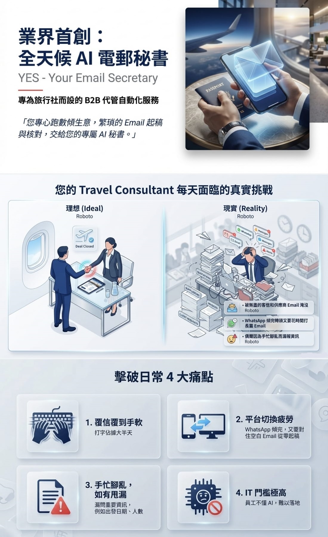 AI電郵秘書服務